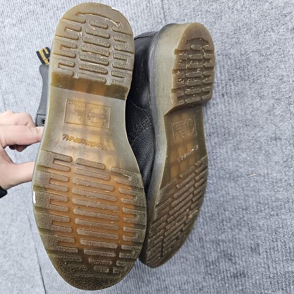 Dr Martens Pascal Boots Womens 7 Black 1460 Leather Lace Up Combat Utility Punk - Picture 7 of 8